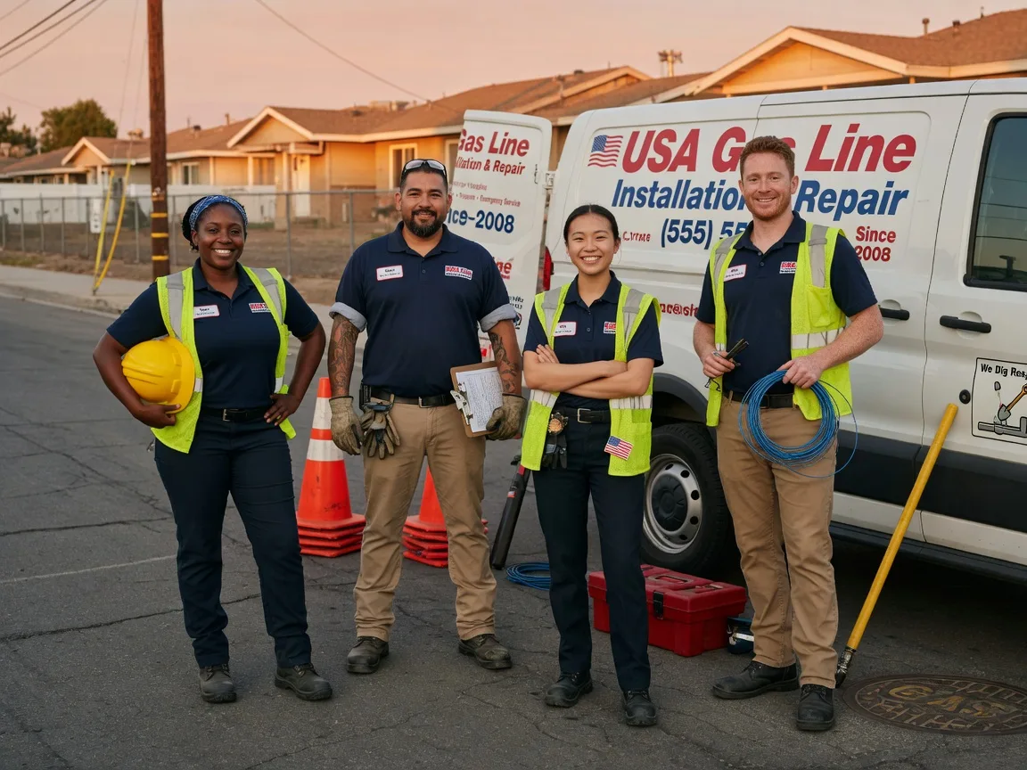 Gas Line Installation company in Garciasville, TX